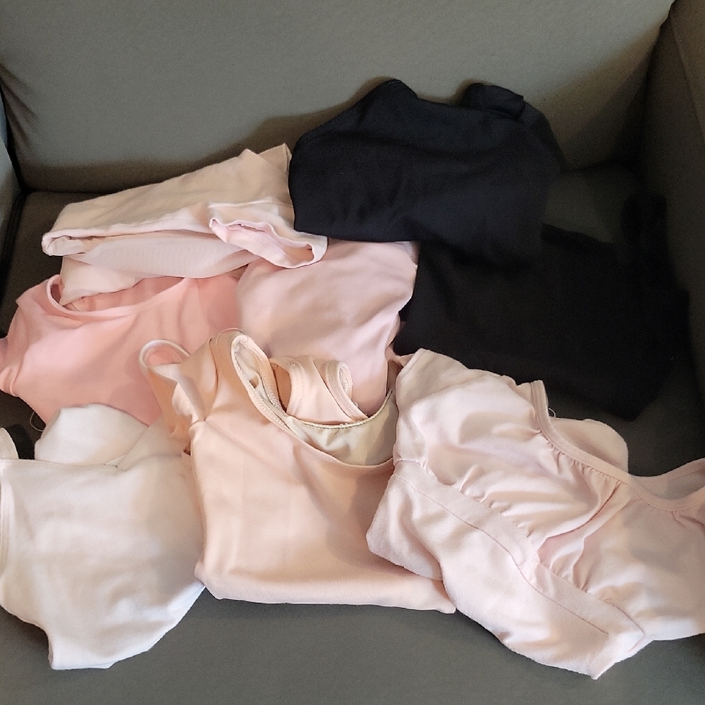 Assorted Pink and Black Tops